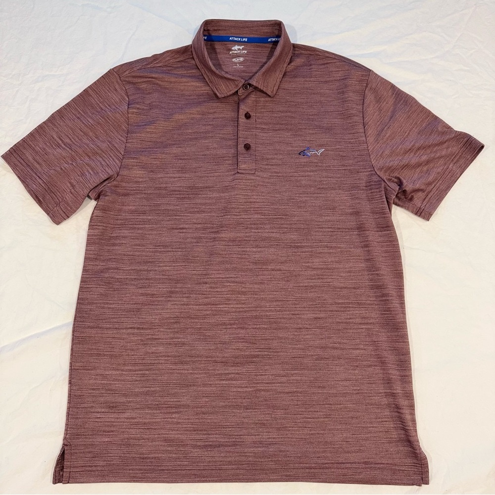 Greg Norman Men’s Polo Shirt Large 
Short Sleeve Performance Golf